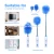 Import Turbo Scrub Electric Cleaning Brush Adjustable Waterproof Cleaner Wireless Charging Clean Bathroom Kitchen Cleaning Tools Set from China