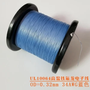 u l 10064 34AWG 7*0.06mm FEP ETFE 0.32mm wire cable