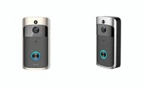 Ultra-low power consumption Portable waterproof ring video wifi doorbell with remote