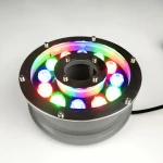 Underwater Ring Lamp Price 12V 24V 18W DMX RGBW LED Fountain Ring Light