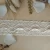 Import Underwear Rigid knitting Lace White Chemical Guipure Embroidered Lace bilateral Butterfly orchid lace from China