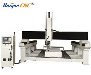 unique cnc Cnc 3d Model Automatic Tool Change 5 Axis Wood Carving Machine For Polystyrene Foam Wood Milling