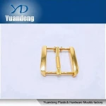 unique design zinc alloy custom letter logo belt pin buckle