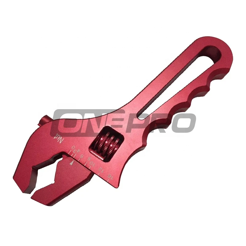 Universal -3AN to -12AN Billet Aluminum Adjustable AN Fitting Wrench Spanner Tool