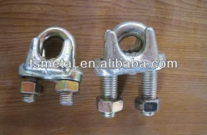 US type Galvanized steel and malleable iron wire rope clip