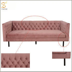Velvet European modular sectional sofa for living room furniture