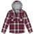 Import Victory Outfitters Ladies&#39; Lightweight Woven Button Up Long Sleeve Hooded Plaid Shirt - Natural / Plum / Red / Foam from USA
