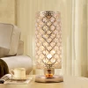 Vintage Style Wholesale 5w E27 Button Switch Metal Crystal Night Light Desk Led Table Light
