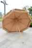 vintage thatch beach umbrella straw grass umbrella with uv protection rain umbrella windproof custom logo