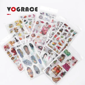 Vograce promotional gift High quality waterproof PVC vinyl stickers