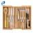 Import WanuoCraft 5 Compartments Bamboo Expandable Silverware Tray Cutlery Utensil Flatware Stationery Organizer from China