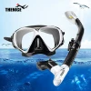 Water sports high quality anti-fogging diving mask cheap mask and snorkel set