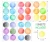 Import Watercolor Polka Dot Wall Stickers, Wall Dots Decor Stickers, Vinyl Circle Room Dot Decals from China
