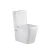 Import Watermark White Ceramic Round S-Trap Floor Mounted Two Piece Toilet from China