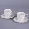 Wedding plate set, rose coffee tea cup &amp; saucer with gold rim