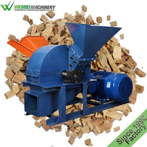 WeiWei wood crusher hammer mill log chips treewaste  chipper machine