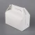 Import White Color Treat Gift Cardboard Favor Candy Birthday Party Wedding Gift Packaging Food Paper Cake Box With Handle from China