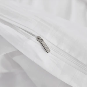 White Hotel Flat Spread 300TC Cotton Bed Linen Sheet Hotel Bedding Set