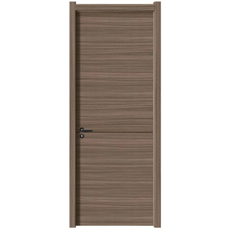 White veneer melamine medium density fiberboard wooden door