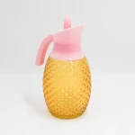 Wholesale 1.5L Pineapple Shaped Glass Mason Beverage Drink Dispenser Jar