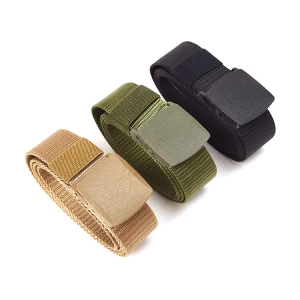 Wholesale adjustable lightweight waterproof military belt fastener tactical security belt tactical