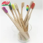 wholesale bamboo toothbrush biodegradable bristle tingsheng toothbrush bamboo toothbrush