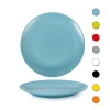 Wholesale Cheap Blue Custom Printed Logo Home Kitchen Hotel Restaurant Melamine Dinnerware Plate