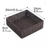 Wholesale Cosmetic Storage Paper Rope Square Storage Box