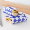 Wholesale Custom Design And Size paper sandwich wrap oil-proof wax paper food wrapper sandwich burger sandwich paper
