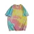 Import Wholesale Custom Hip Hop 100% Cotton Tie-Dye T-shirts Mens Comfortable Colorful Unisex O-Neck T-shirts from China