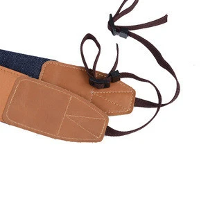 Wholesale Custom Logo And Printed Adjustable Leather Camera Strap For Neck