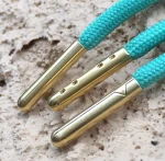 Wholesale custom various design metal bullet shaped shoe lace aglets & aglet machine