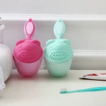 Wholesale Cute Baby Bath Toddle Shampoo Cup Children Bathing Bailer Baby Shower Spoons Child Washing Hair Cup Baby Bath Products