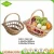 Wholesale eco-friendly popular cheap empty fruit vegetable gift craft supplies wicker basket