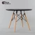 Import wholesale factory manufacturing white black available round wooden legs modern design wood side end coffee table with price list from China
