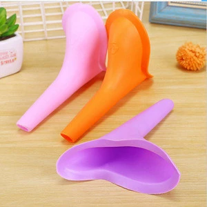 Wholesale Female Urination Device, Reusable Silicone Urinal Funnel Standing up Pee - Includes PVC Zippered Bag