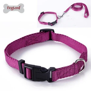 wholesale High quality Nylon Dog Puppy Pet Collar dog leash