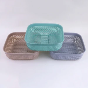 Wholesale Household High Quality Customized Pp Eco-Friendly Kitchen Sundries Storage Plastic Basket