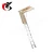 Import wholesale household wooden aluminum fold attic loft ladder with handrail from China