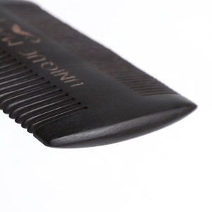 Wholesale natural wooden comb natural Eco-friendly combs men custom logo beard comb