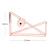 Import Wholesale Office and school supplies Rose Gold stationery  carved Tape Dispenser from China