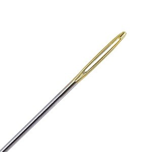 Wholesale ordinary embroidery needle gold tail cross stitch needle carbon steel embroidery needle