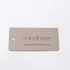 Wholesale Small MOQ Custom Logo Printed Paper Label Hand Tag For Clothing