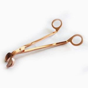 Wholesale Stainless Steel Black Gold Rose Gold Wick Trimmer Scissors