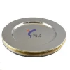 Wholesale Wedding Stainless Steel Natural Charger Plates Serving Plates/Tray /Dishes