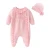 Import Wholesale Winter Baby Sleepwear Baby Girl Footie Pajamas Romper With Hat from China