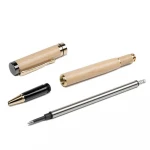 Wholesale/Custom logo 0.5mm black ink maple roller pen