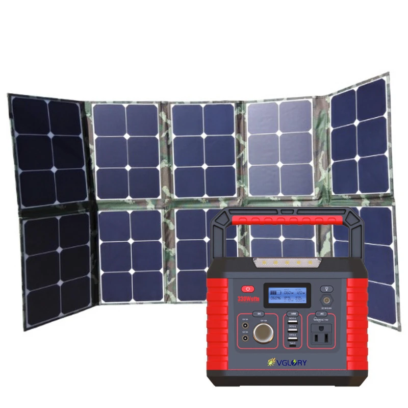 Wind High Quality Energy Power Electricity Panel Compatible Portable Camping Solar Battery Generator
