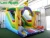 Import Windmill and sunlight inflatable playground slide  bouncy slide games for kids inflatable bouncer dry slide from China