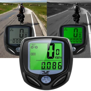 Wireless electric has noctilucent bike computer multifunction odometer digital speedometer bicycle